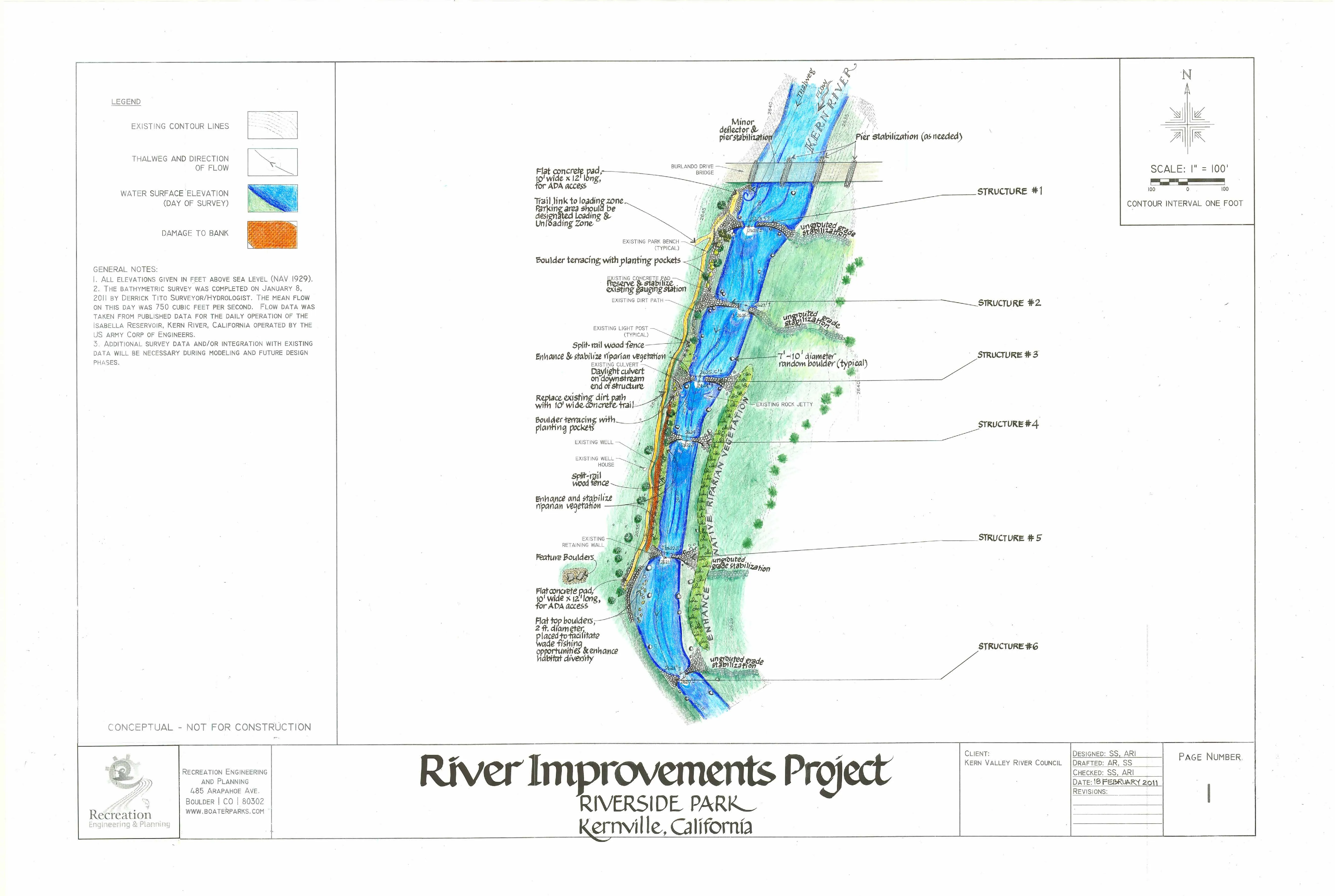 Conceptual rendering of Riverside Park improvements